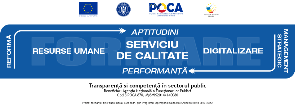 Transparență și competență în sectorul public
